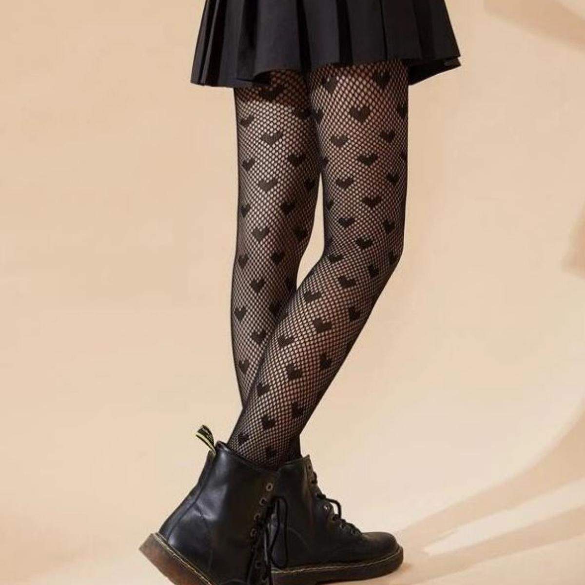 Heart-pattern fishnet-tights-no24662-nocothebrand-2