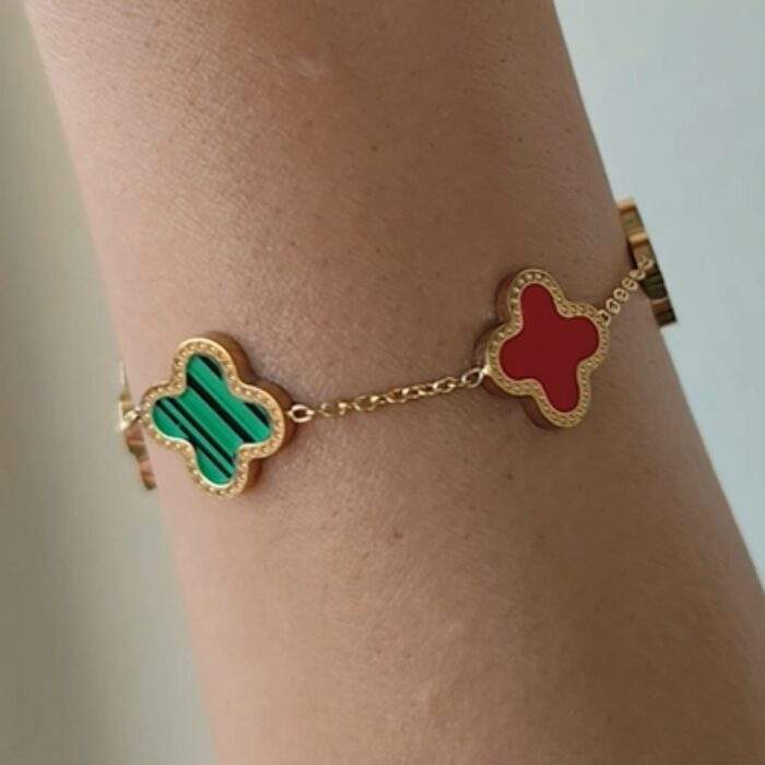 Multicolor-stainless-clover-bracelete-no28416-nocothebrand-2