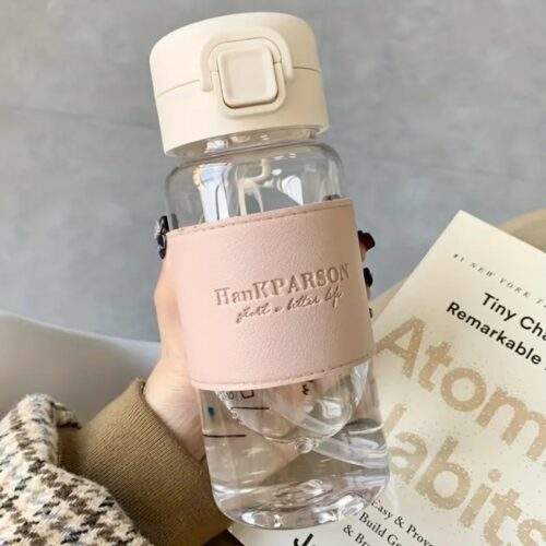 Pink-clear-water-cup-500ml-nocothebrand-
