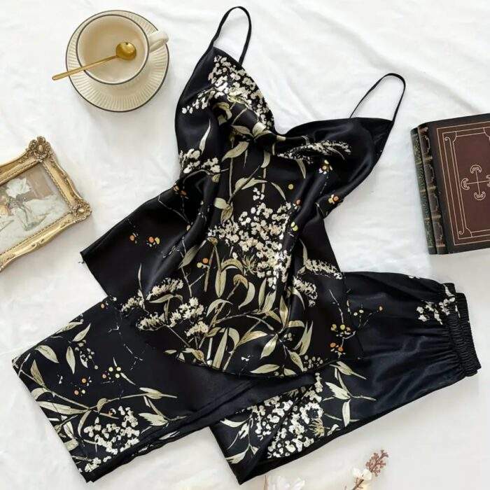 Βlack-satin-set-ginaikies-pitzames-no28790-nocothebrand-