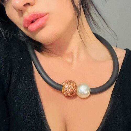 Rubber-choker-NO28926-nocothebrand-bronze