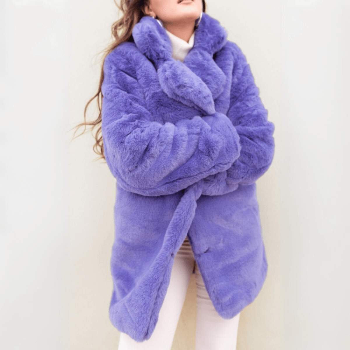 Elegant-pony-faux-fur-no10277-museclothing-lila