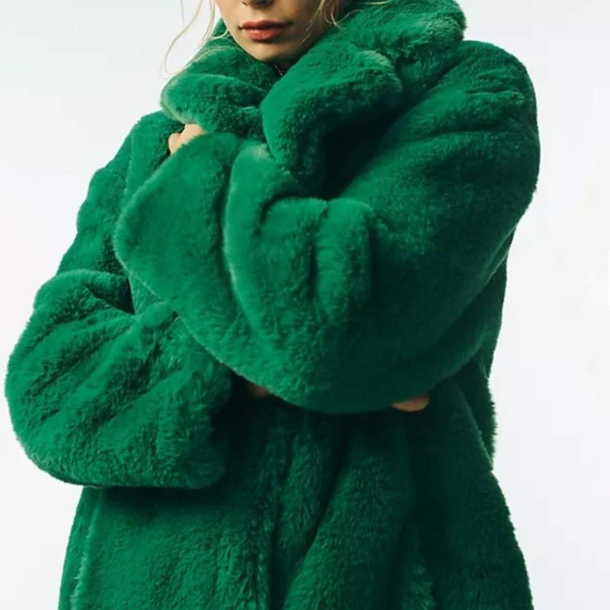 Elegant-pony-faux-fur-no10277-museclothing-prasino