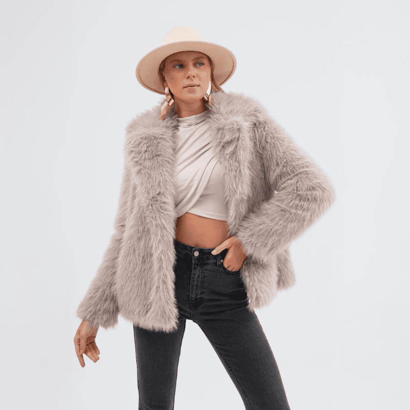 Long-eco-furry-jacket-co25611-museclothing-ekrou2