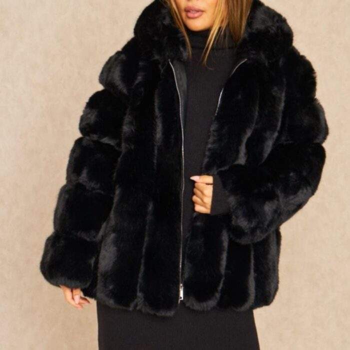 Oikologini-gouna-me-koukoula-kai-dermatini-no25615-nocothebrand-mavro